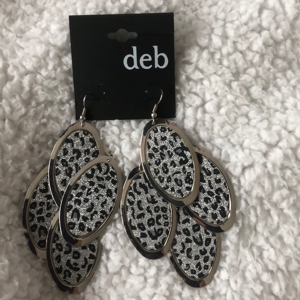 Deb Leopard print earrings